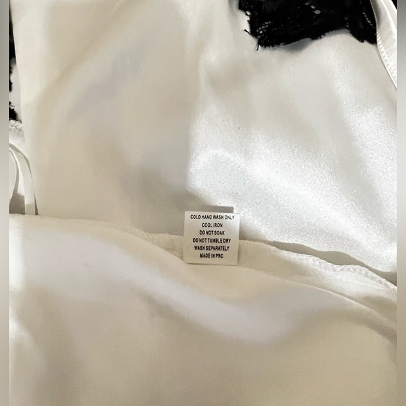 New Verge girl - lace trim backless slip dress in white Size 8 - Picture 4 of 15